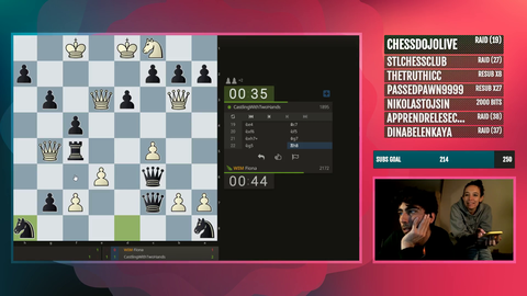 International Master Astaneh Lopez wins a 1minute game with the appearance of his pieces obfuscated and randomized