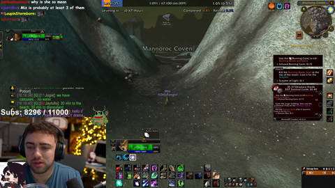 Minx crashing out in Miz's chat