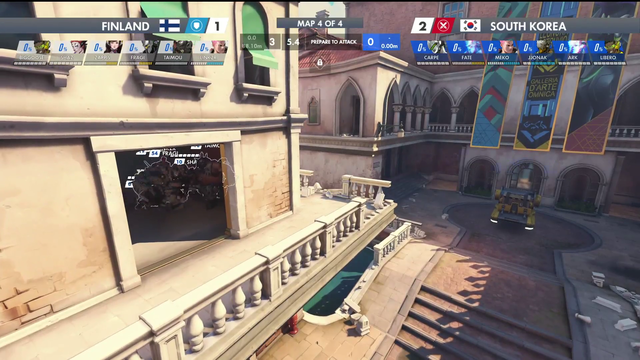 Overwatch World Cup game ends all of a sudden.