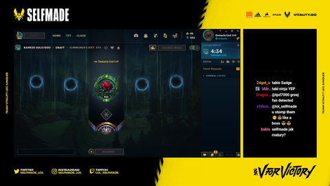 LoL streamer misunderstood a chatter's question