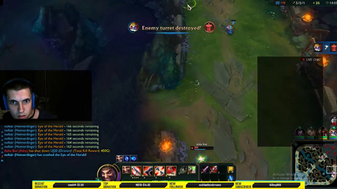 I was the only viewer and this dude got in an argument with his mom mid-game