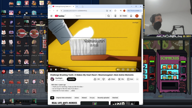 Forsen can't resist the weeb links