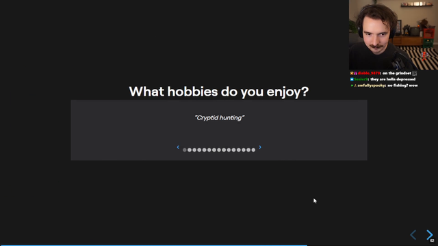 Runescape Streamer asks viewers about their hobbies
