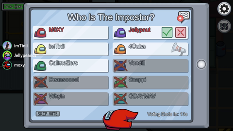 m0xyy saving impostor buddy with 5Head self vote tie