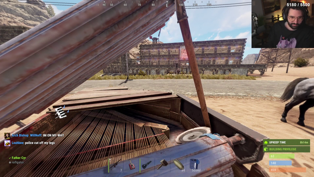 Cyr killing it on piano in Rust