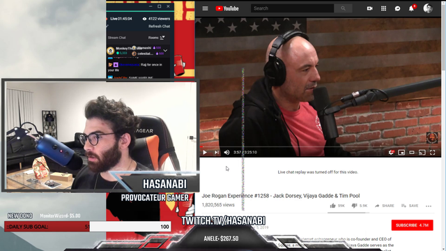 Hasan calls out Train for his stupid comments.