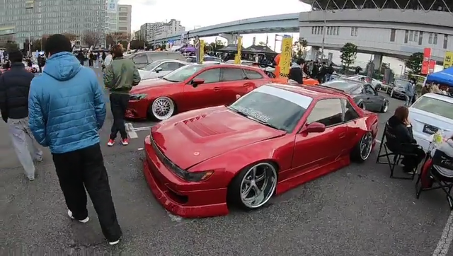 Noriyaro Notices Something at Tokyo StanceNation Car Show