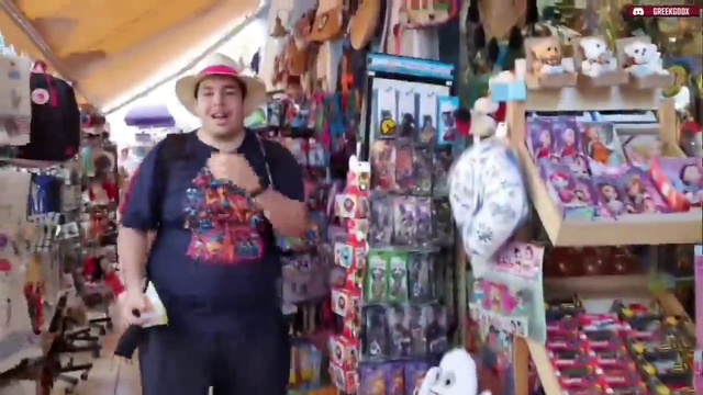 guy tries to steal greeks stuff