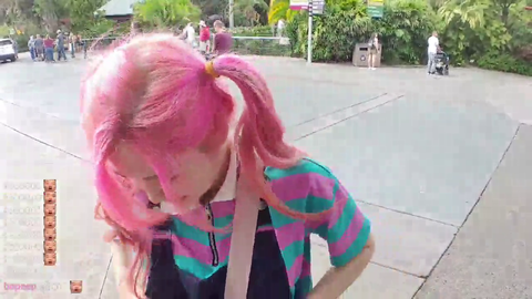 Korean streamer dances in San Diego Zoo K-POP song. Shameless