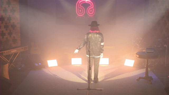 Michael performs once more