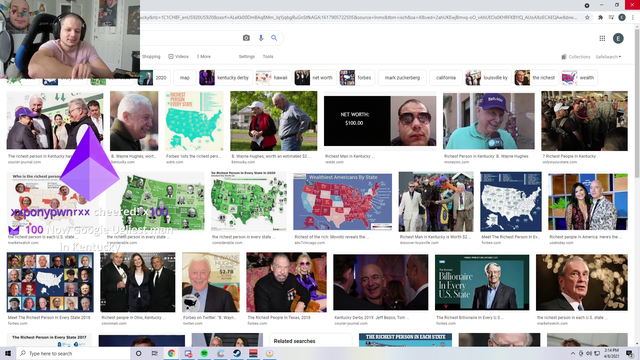 Erobb search himself on google
