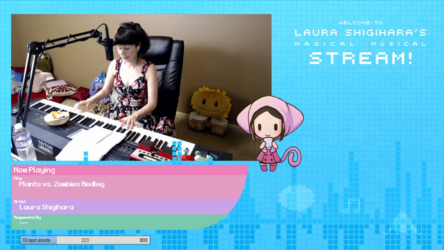 Plants vs Zombies composer Laura Shigihara performs "Grasswalk" (Daytime in front yard) on piano