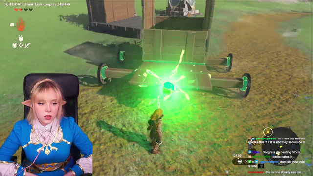 Divvity learns to drive in Zelda TOTK