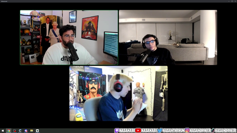 Hasan confronts Train on making false accusations against himself and Mizkif