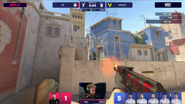 Niko smashes the table so hard he's bleeding