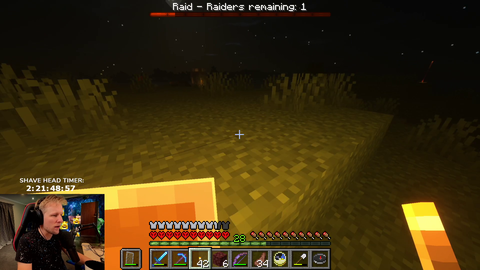 Quin rolls a natural 20 on his luck roll.
