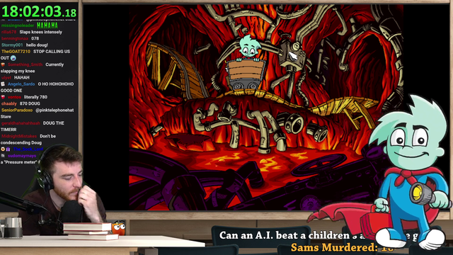Pajama Sam has a mental breakdown
