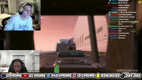 xQc calls out Adin's friend Prime for cheating