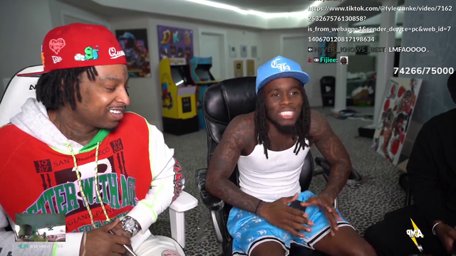 Kai shows 21 Savage the TikToks