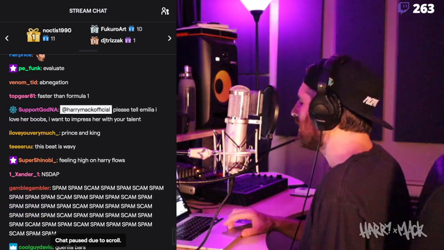 Harry Mack raps about a spammer