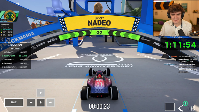 Wirtual gets a Trackmania World Record while Describing Chess Theory
