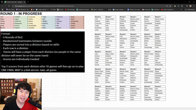 xQc and Dokibird on the same Marvels Rival team in Toast's tournament today