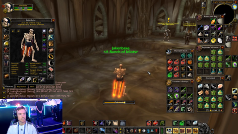 JakenbakeLIVE Downloads and Plays Wow While Playing In The Twitch Rivals Fornite Tournament
