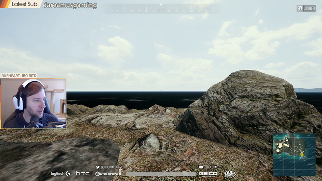 chocoTaco experiencing the joys of PUBG voice chat