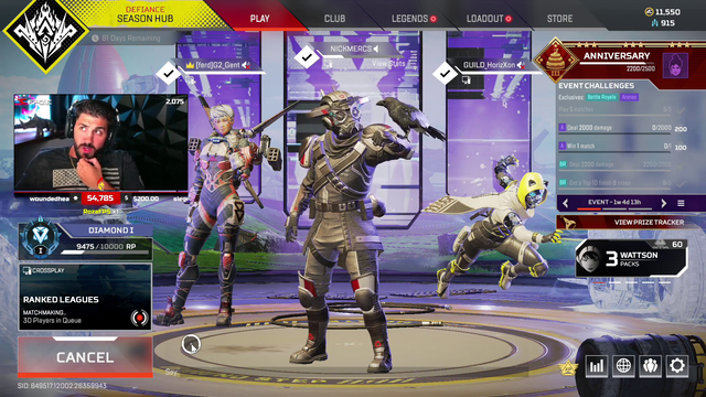Nickmercs & HorizXon (a very British Apex pro)'s language barrier hits a great boiling point