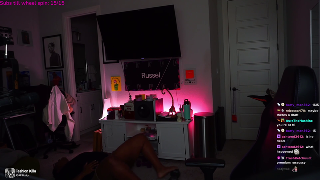 "Comedy" Russel ahead of the current Twitch meta