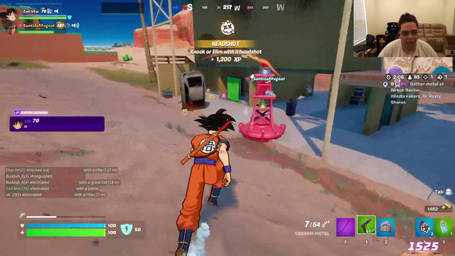 zoil meets a kid on fortnite