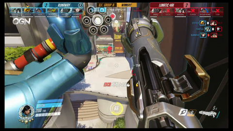 Pro player celebrating