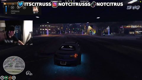 Citrus aka Adin Ross head mod says the N-word while singing along to Young M.A