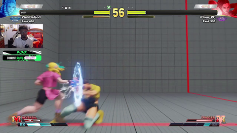 Punk and his Momma celebrate his victory in the Grand Finals of CPT