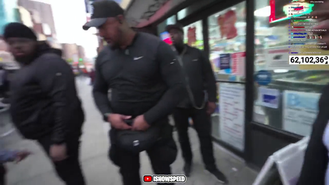 IShowSpeed has a wholesome interaction with a cute little fan in NYC