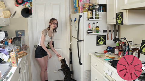 Cat Yoinks Meat