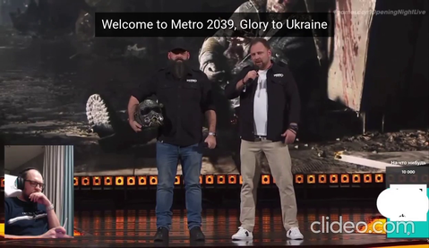 Russian streamer reacts to a Ukrainian game Metro 2039.
