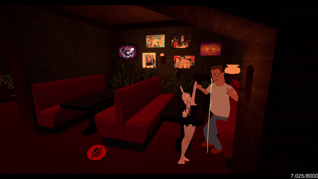 Kyle Pred enjoying his date at VRChat