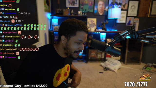 xQc dances with Nmplol