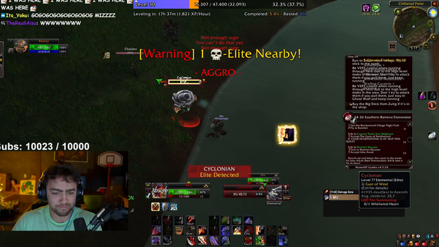 Mizkif let the Elite Cyclonian Heal