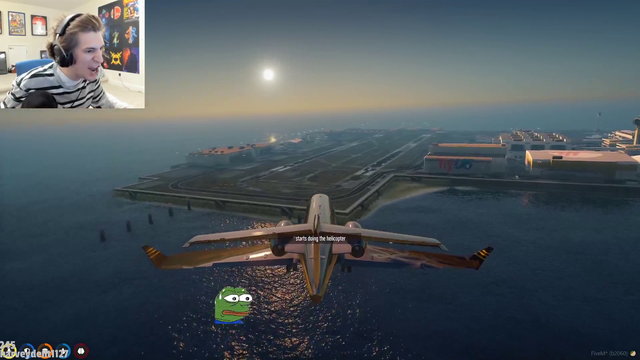 xQc has to make an emergency landing