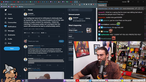 Xqc goes on unhinged rant on Hasan