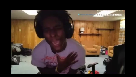 Nitro_Camden dances and celebrates after moving in with his friend. He was previously assaulted and kicked out by his mother. He has been streaming all day and at one point he reached 20k+ viewers.