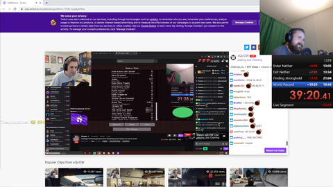 Forsen watches xqc react to his record