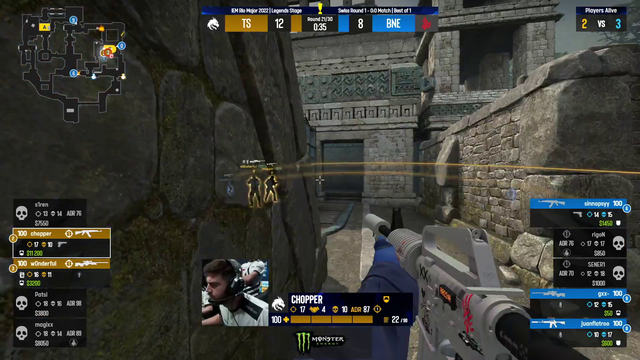 XQC 1v3 Clutch vs BNE