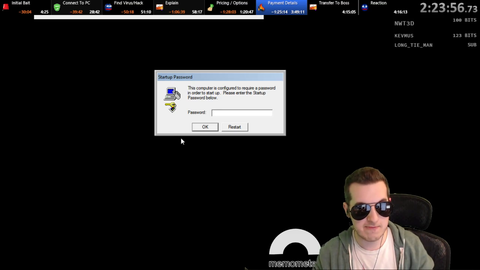Kitboga guesses syskey password set by scammer