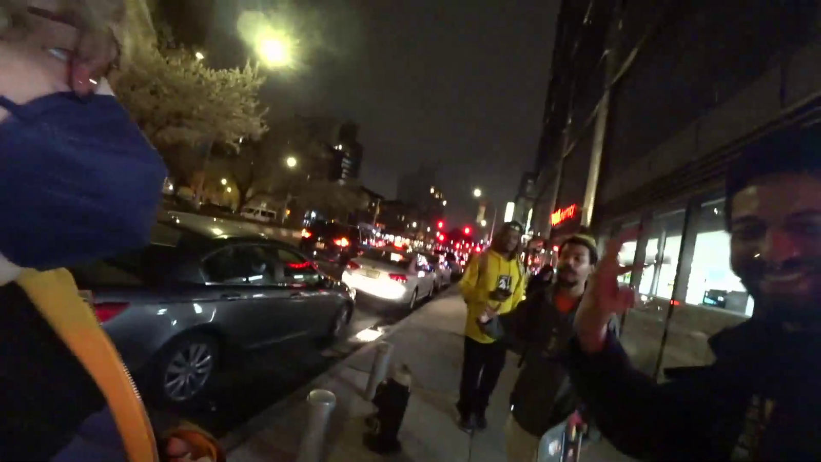 Andy promotes a fan