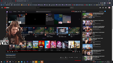 Small Streamer Realizes She's in Twitch Rewind 2019
