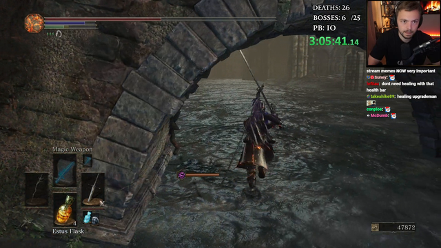 Elajjaz gets distracted during DS3 permadeath randomizer w/ God seed