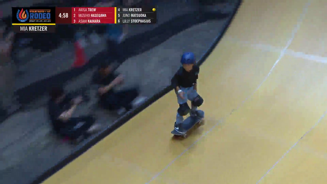 9 year old Mia Kretzer pulls off a 720